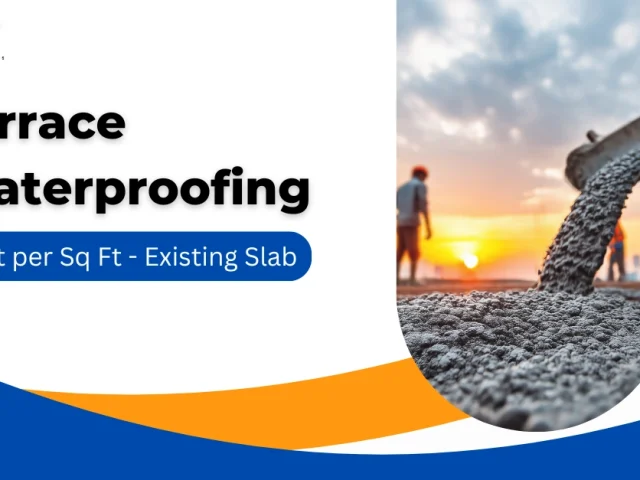 Terrace Waterproofing Cost per Sq Ft – Existing Slab