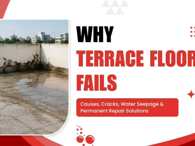 Why Terrace Flooring Fails: Causes, Cracks, Water Seepage & Permanent Repair Solutions